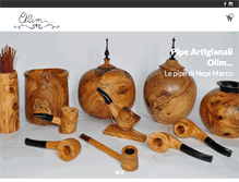 Tablet Screenshot of olimantiquariato.com